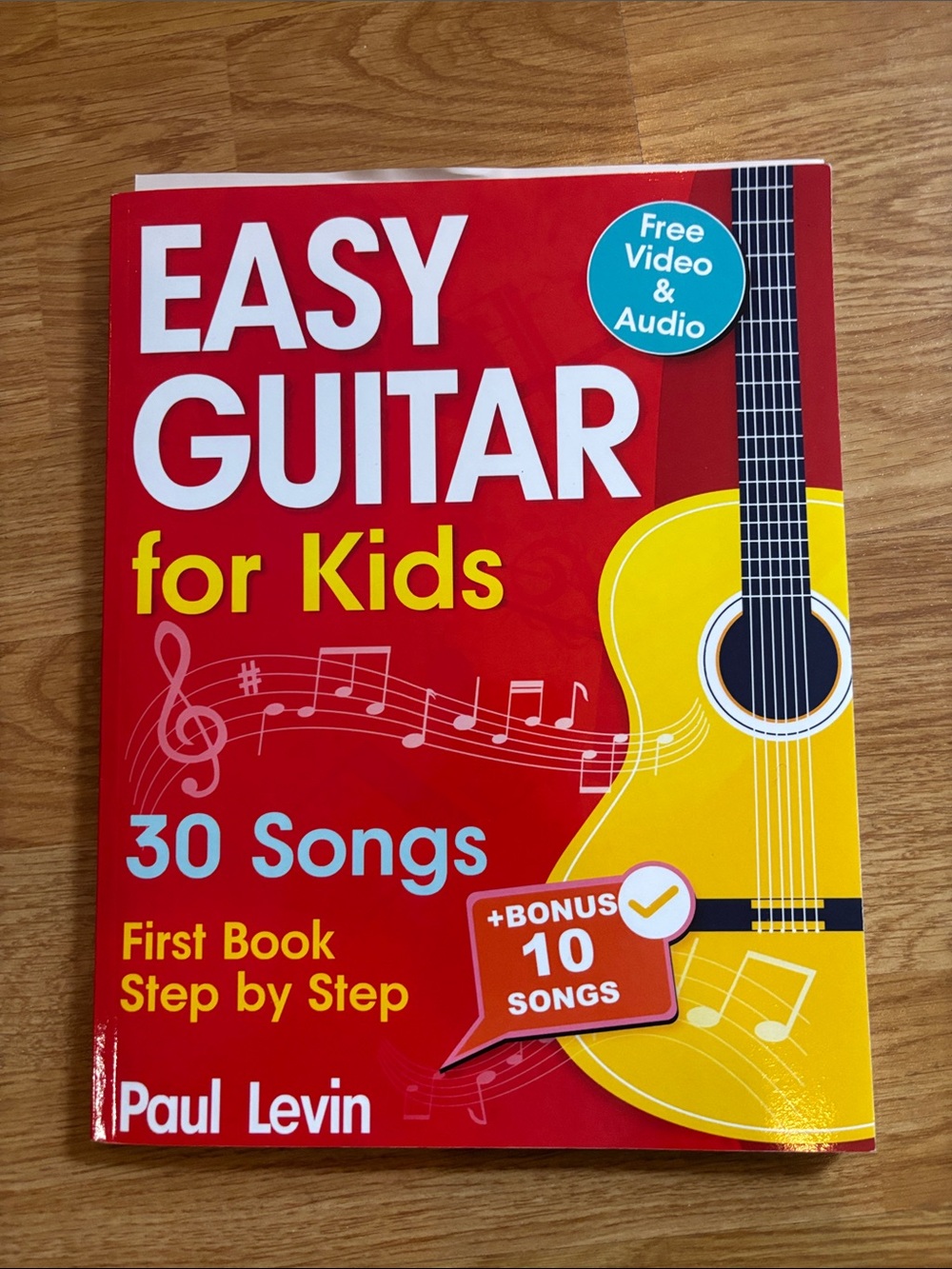 Easy Guitar for Kids (Red & Yellow) by